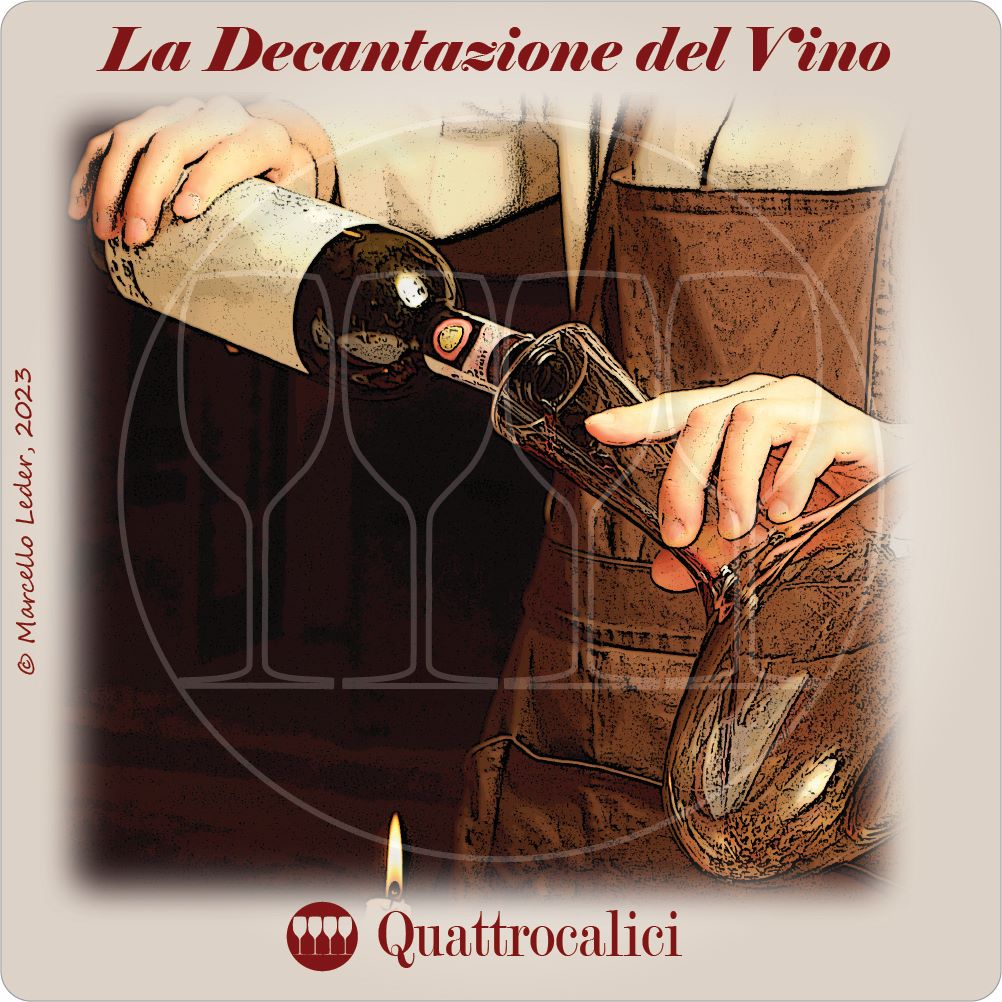 La decantazione del vino - I Quiz di Quattrocalici