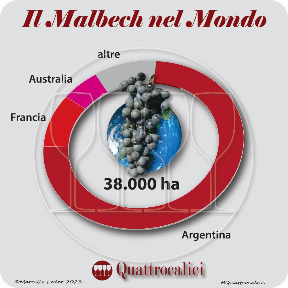 Il vitigno Malbech nel mondo