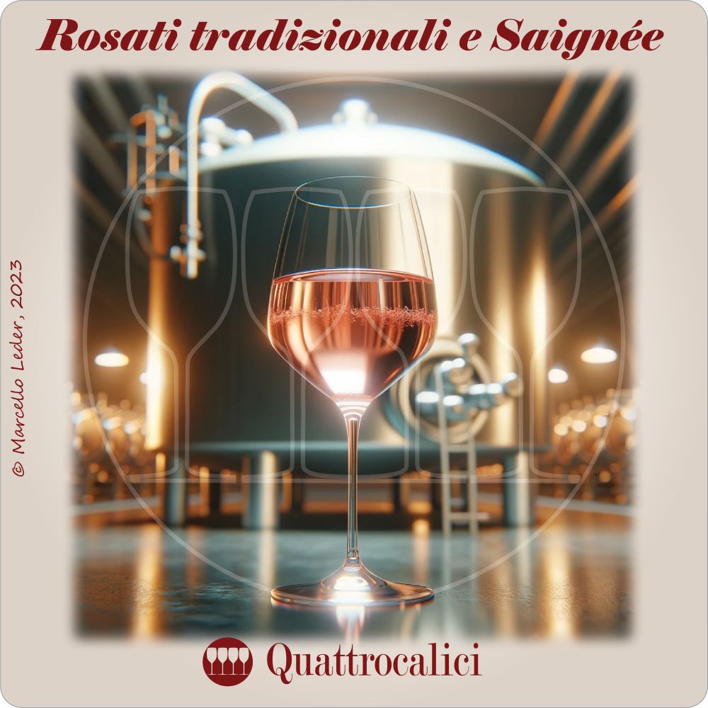 rosati tradizionali e saignée