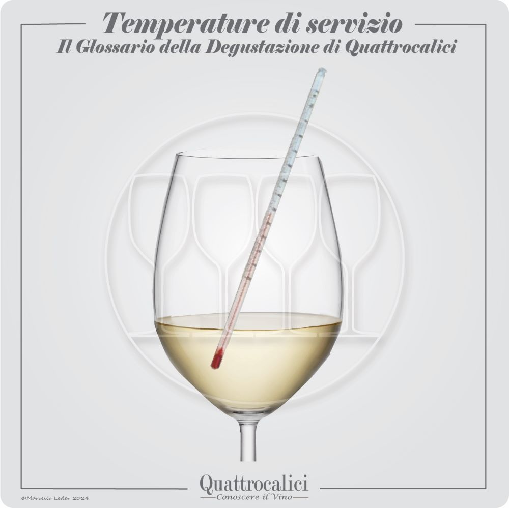 le temperature di servizio dei vini