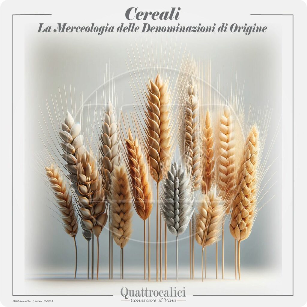 i cereali nelle denominazioni di origine in italia