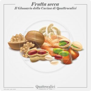 La frutta secca in cucina