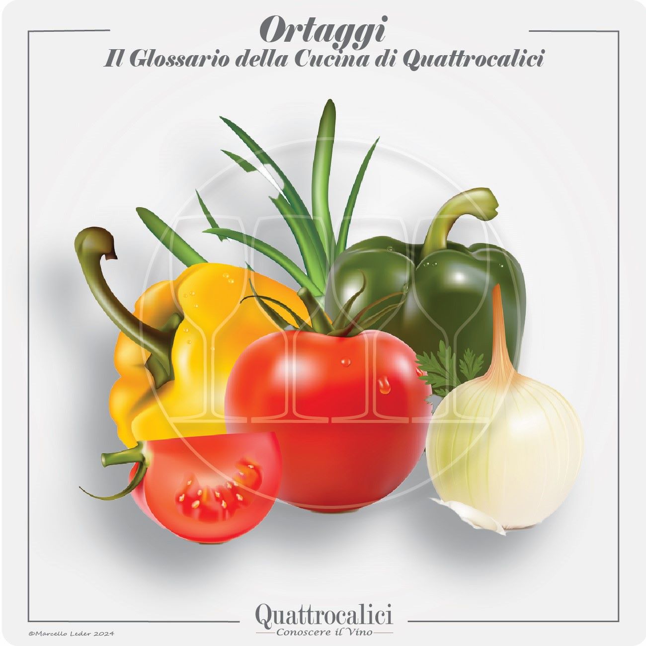 gli ortaggi in cucina e con il vino