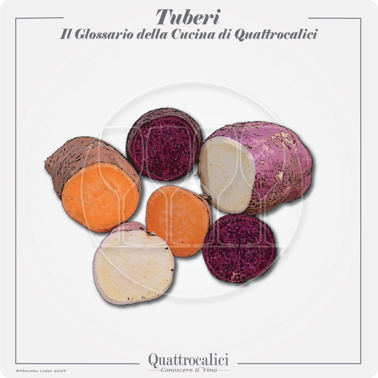 i tuberi in cucina e con i vini