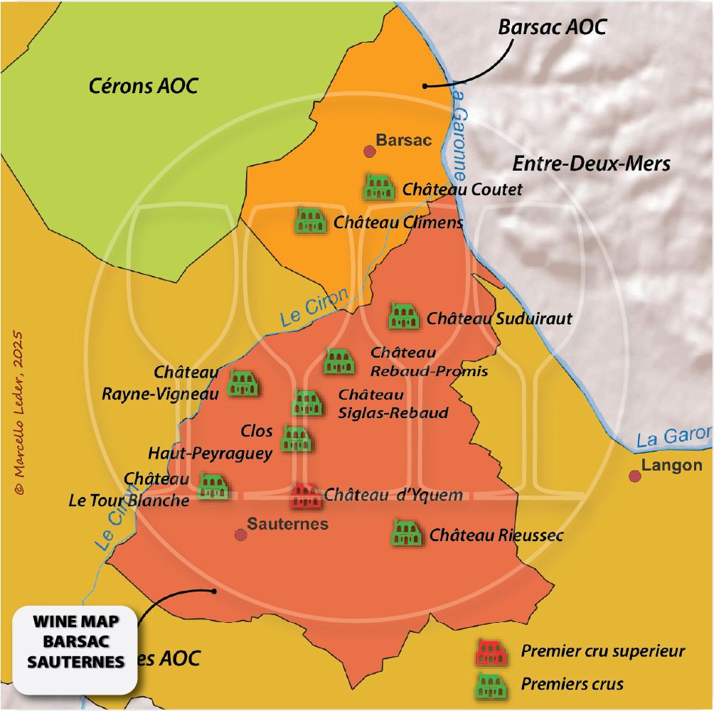 I vini di Barsac e di Sauternes