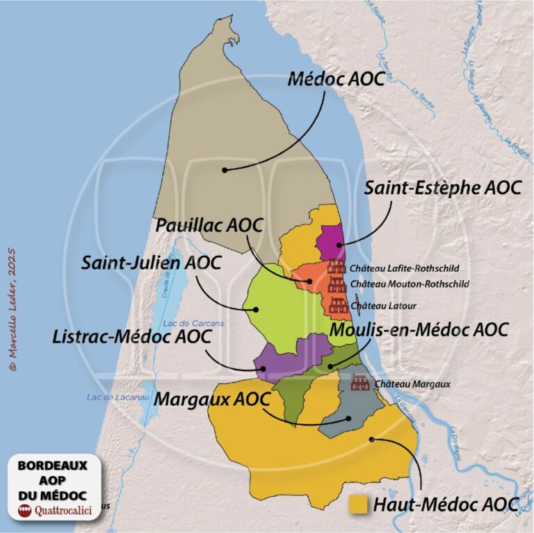 Le denominazioni del Médoc