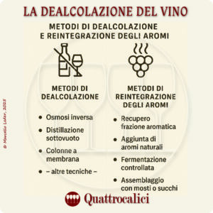 La dealcolazione del vino e i vini dealcolati