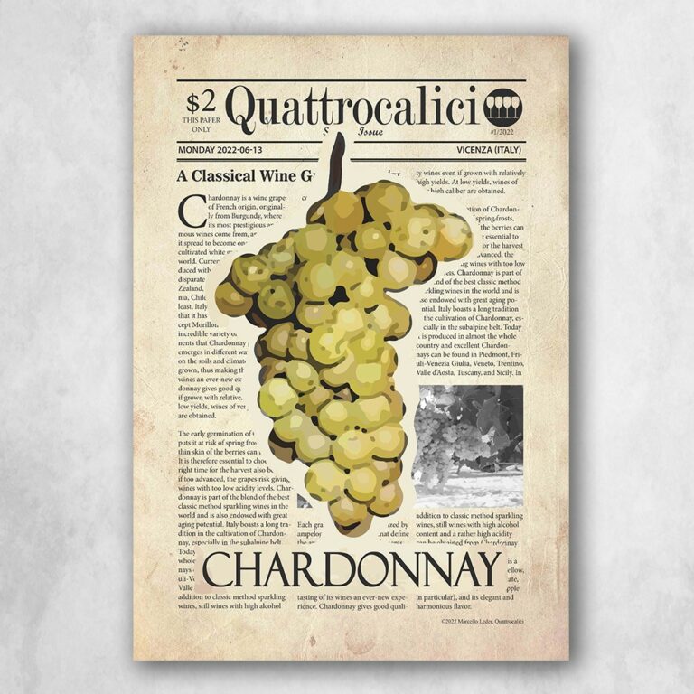 Quattrocalici poster Chardonnay