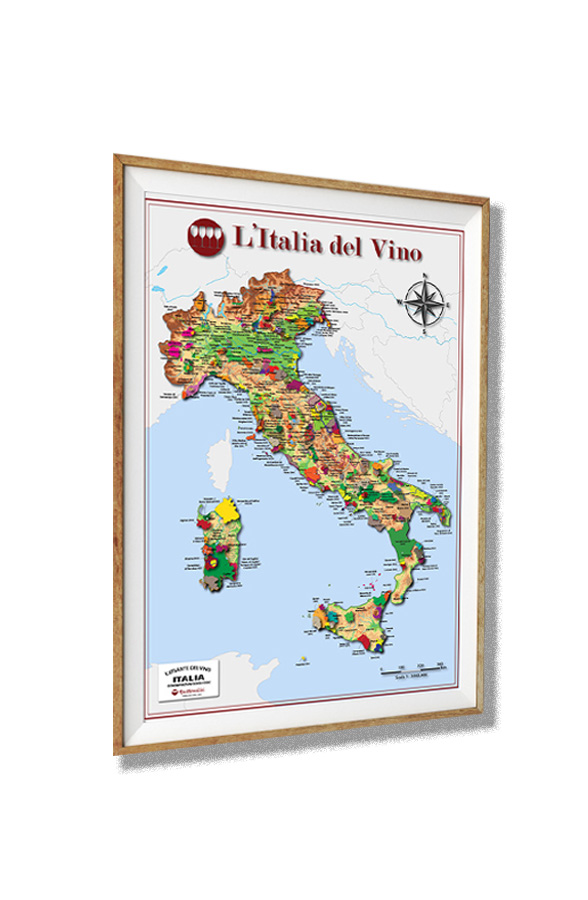 Il Poster Quattrocalici sulle denominazioni del Vino in Italia