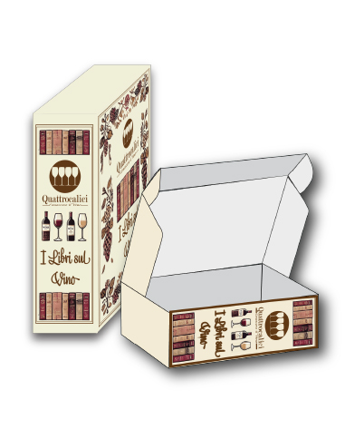 Il raccoglitore per i libri sul vino di Quattrocalici