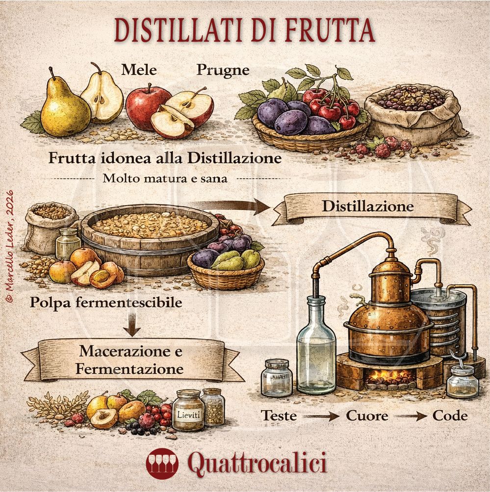 I distillati di frutta