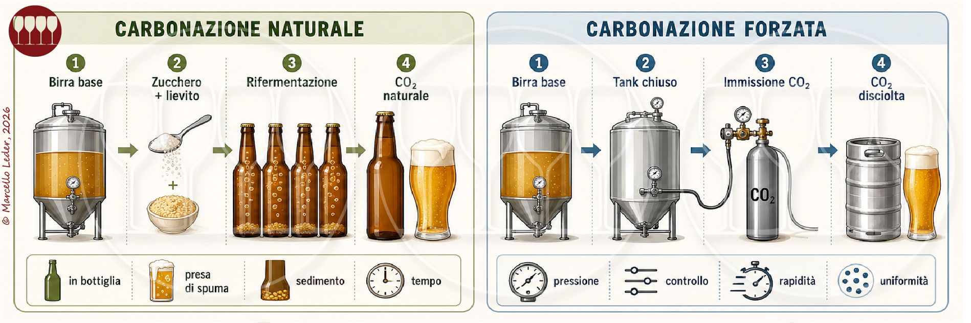 carbonazione della birra