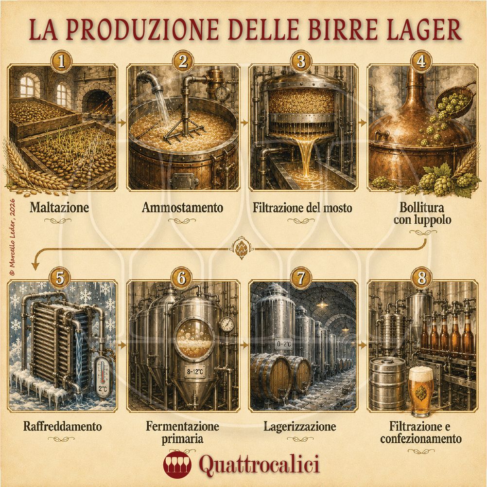 birre lager produzione