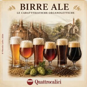 Le caratteristiche organolettiche delle birra ale