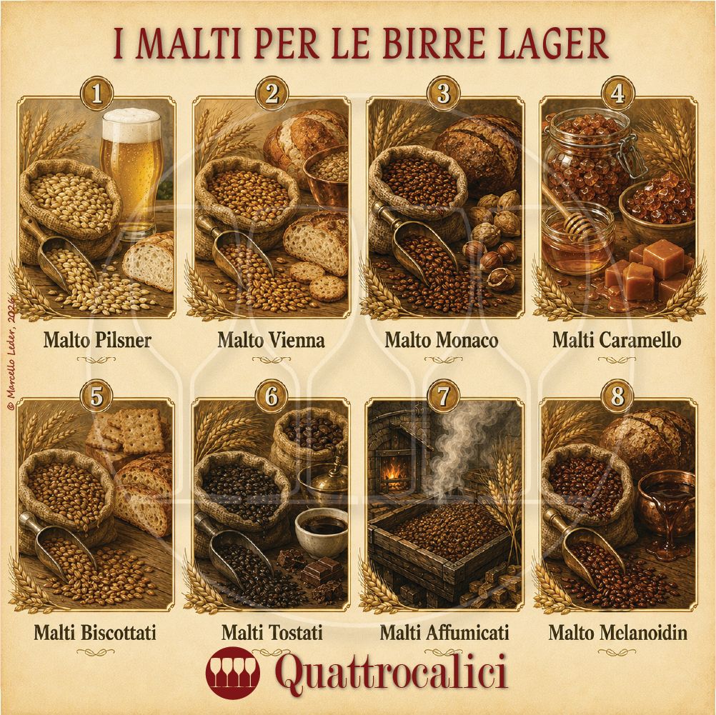 i malti per le birre lager