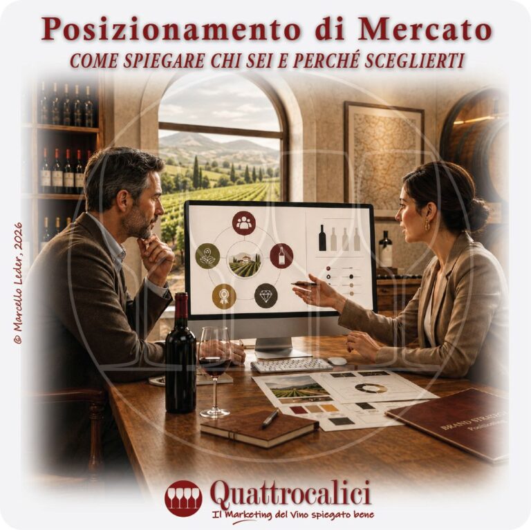 Posizionamento di mercato per le cantine