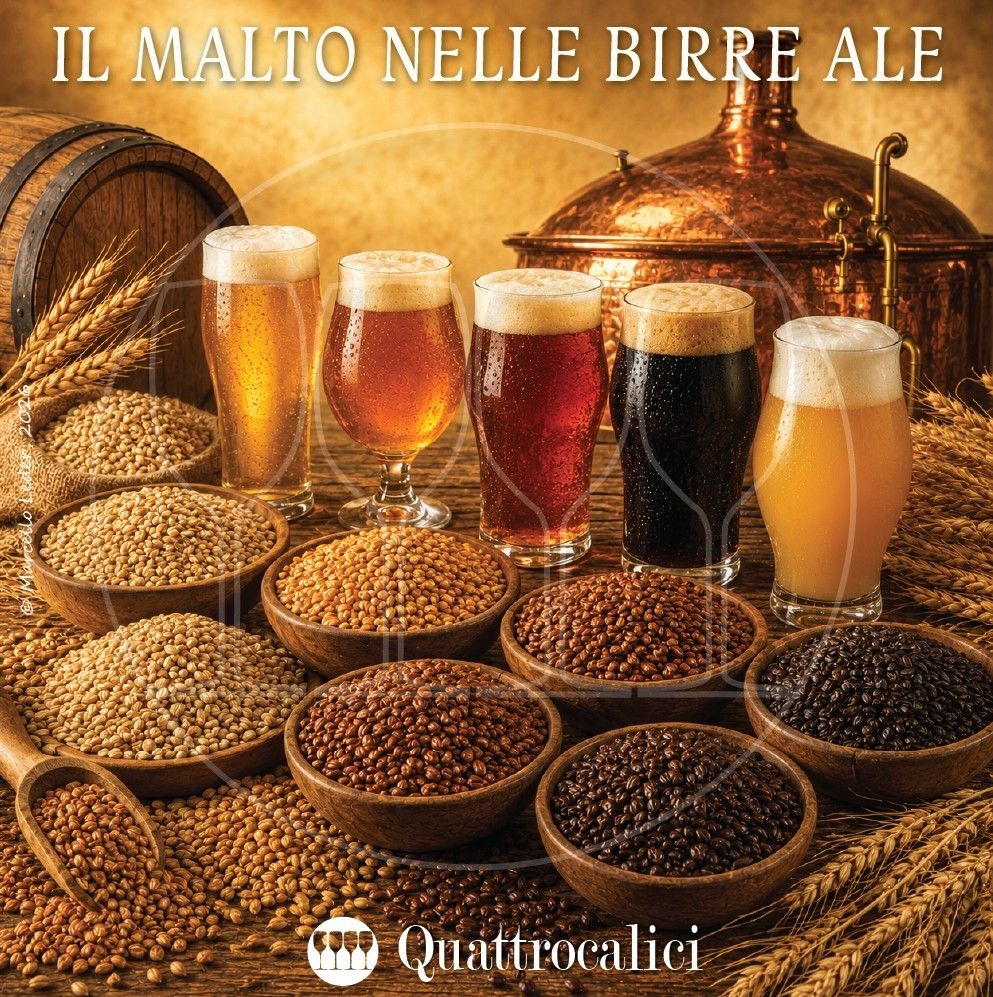 Il Malto nelle Birre Ale