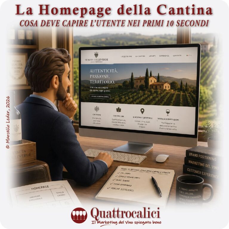 La Homepage delle cantina