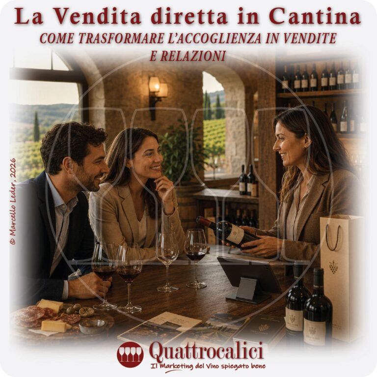 vendita diretta del vino in cantina
