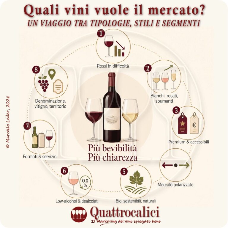 Quali vini vuole il mercato? Un viaggio tra tipologie, stili e segmenti