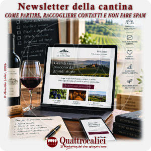 Newsletter di una cantina: impostazione e gestione