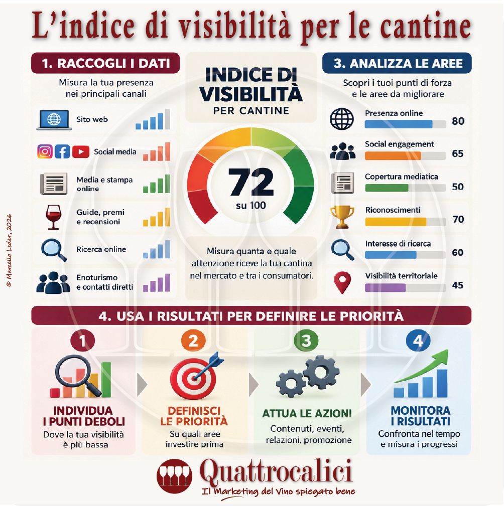 Un indice di visibilità per le cantine