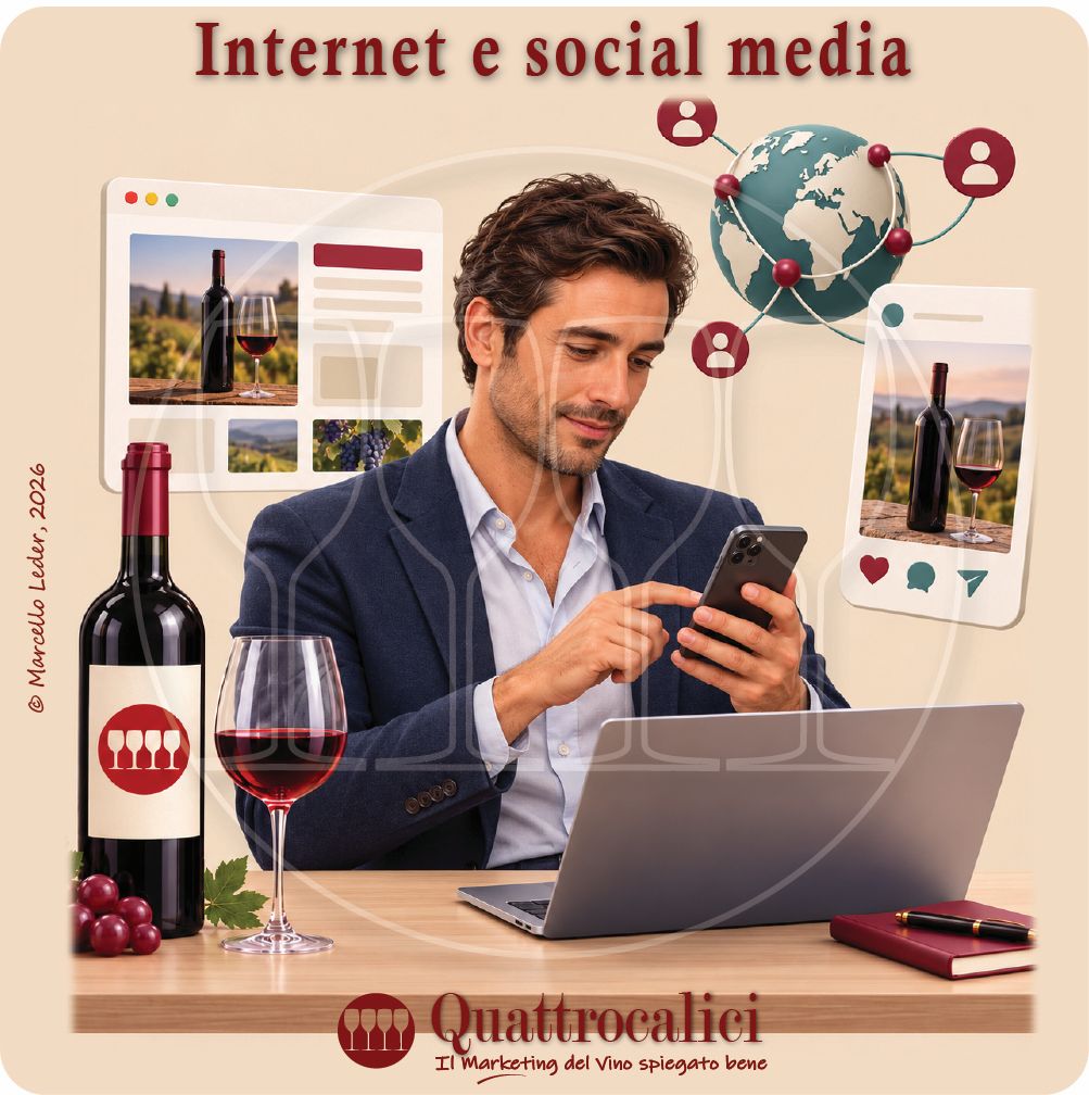 Internet e social media per il vino