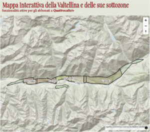 mappa interattiva valtellina superiore docg con sottozone