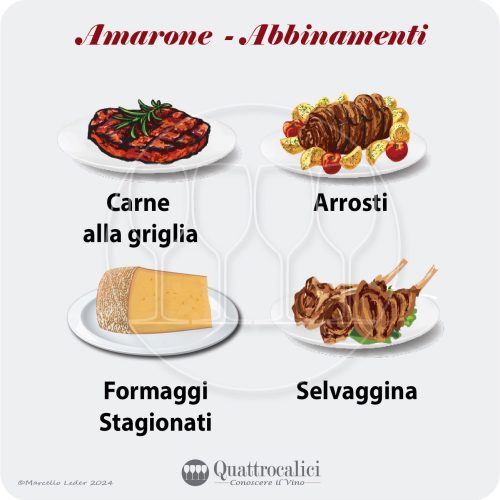 come abbinare i vini amarone