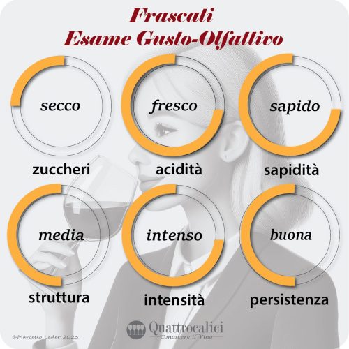 L'esame gustativo dei vini Frascati