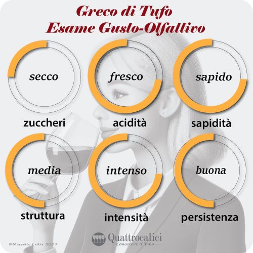L'esame gusto-olfattivo dei vini Greco di Tufo