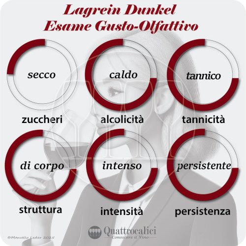 L'esame gusto-olfattivo dei vini Lagrein Dunkel