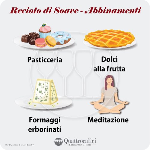 Gli abbinamenti al cibo del Recioto di Soave