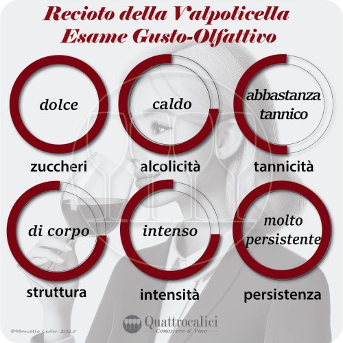 L'esame gusto-olfattivo dei vini Recioto della Valpolicella