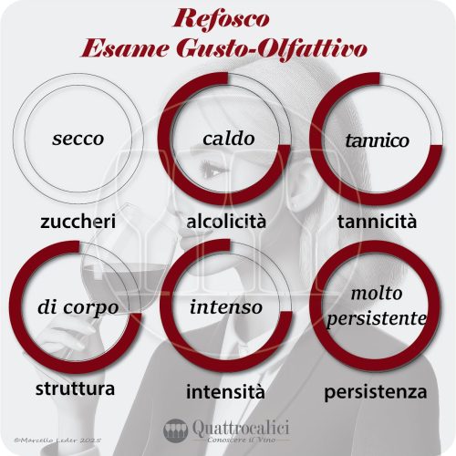 L'esame gusto-olfattivo del Refosco