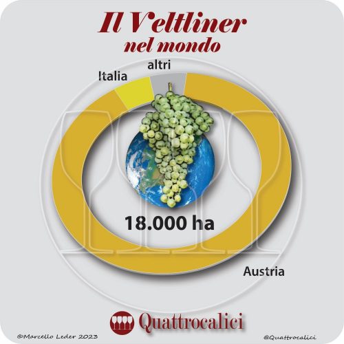 Il vitigno Veltliner nel mondo