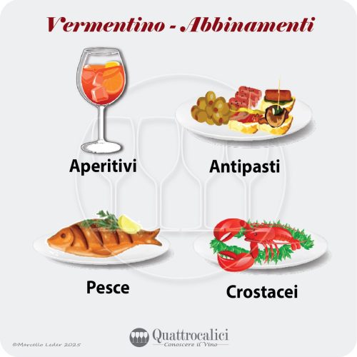 Gli abbinamenti al cibo del Vermentino